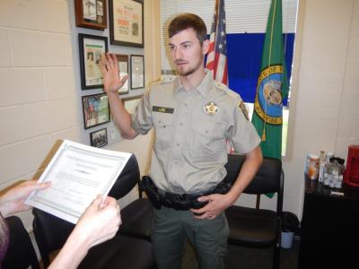 Correction Officer Lee Oath of Office