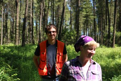 Brian and Paula on a Weed Wednesday Walk